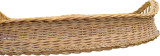 SOLD Large Oval Wicker Serving Tray