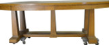 SOLD Tiger Sawn Oak Oval Conference Table – 8 FEET LONG!