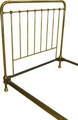 SOLD Antique Full Size Brass Bed