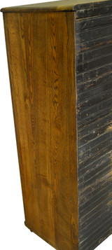SOLD Four Door Oak Ice Box