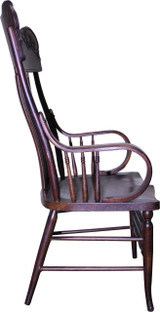 SOLD Set of 4 Victorian Carved Arm Chairs - Rare