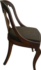 SOLD Set of 6 Period Pre-Civil War Empire Dining Chairs