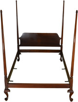 SOLD Queen Size Tall Poster Mahogany Bed