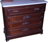 SOLD Marble Top Chest with Mirror – Civil War Era