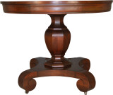 SOLD Mahogany Empire Center Table SOLD Mahogany Empire Center Table