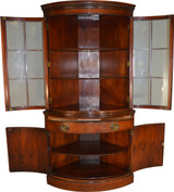 SOLD Mahogany Duncan Phyfe Corner China Cabinet by Drexel