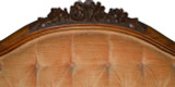 SOLD Victorian Rose Carved Civil War Era Sofa