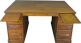 SOLD Oak Raised Panel Lawyers Partners Desk