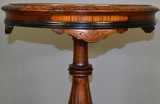 SOLD Renaissance Walnut Inlaid Candle Stand – Stunning & Beautiful