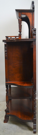 SOLD Victorian Cherry Display Cabinet / Etagere