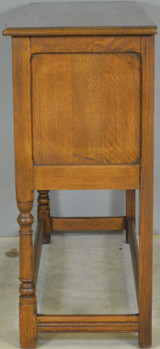 SOLD Carved Oak Server / Flat Screen TV Stand