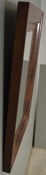 SOLD Period Empire Oversize Flame Mahogany Mirror