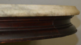 SOLD Victorian Oval Marble Top Parlor Stand
