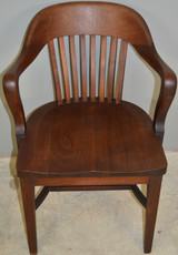 SOLD Mahogany Bankers Lawyers Arm Chair by Kramer