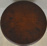 SOLD Victorian Walnut Round Lamp Table / Nightstand