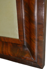 SOLD Antique Period Empire Flame Mahogany Wall Mirror-Pre Civil War SOLD Antique Period Empire Flame Mahogany Wall Mirror-Pre Civil War