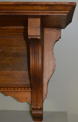 SOLD Victorian Hanging Shelf Carved Bow Ties