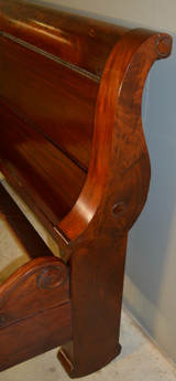 SOLD Period Empire Full Size Sleigh Bed