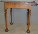 SOLD Rare Oak Inlaid Game Table – Unique