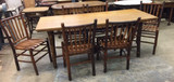 SOLD Hickory Dining Table