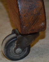 SOLD Oak Barrel Seat Jurors Office Chair