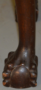 SOLD Victorian Ball and Claw Needlepoint Music Stool