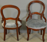 SOLD Set of 4 Victorian Carved Parlor Dining Chairs