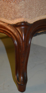 SOLD Victorian Cabriole Leg Footstool