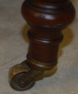SOLD Victorian Walnut Slipper Boudoir Carved Chair