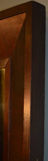 SOLD Flame Mahogany Empire Period Ogee Mirror