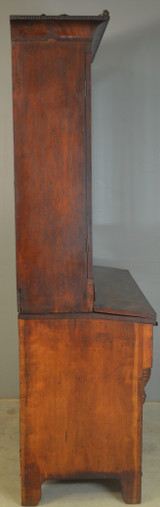 SOLD Flame Mahogany Period Empire Secretary