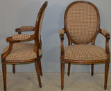 SOLD Pair of French Arm Chairs