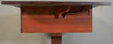 SOLD Empire Flame Mahogany Drop Leaf Sewing Stand
