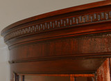 SOLD Antique Mahogany Corner China Cabinet by Drexel
