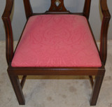 SOLD Set of 10 Solid Mahogany Chippendale Dining Chairs