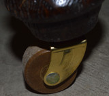 SOLD Round Oak Carved Table by Hastings