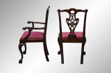 SOLD Set of 8 Ball and Claw Chippendale Dining Chairs
