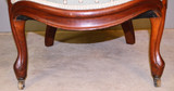 SOLD Antique Armchair, Antique Victorian Gentleman’s Finger Carved Open Arm Chair