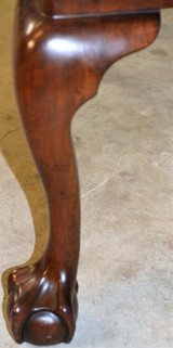 SOLD Pair of Solid Mahogany Chippendale Arm Chairs by Henkle-Harris