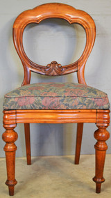 SOLD Set of 6 French Balloon Back Dining Chairs