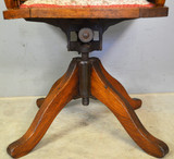 SOLD Victorian Oak Lawyers Office Chair by Larkin