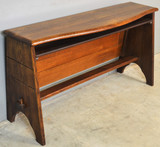 SOLD Oak Planters Bench / Flat Screen TV Stand Unusual