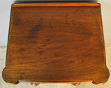SOLD Victorian Walnut Wood Top Half Commode