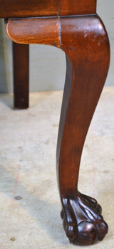 SOLD Set of 4 Solid Mahogany Ball and Claw Dining Chairs