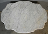 SOLD Victorian Marble Top Turtle Top Coffee Table
