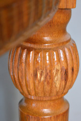 Antique Pair of Tables, Antique Pair of Oak Center Tables – 42” Round - Rare !! #21176