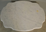 SOLD Antique End Table, Antique Victorian Marble Top Turtle Top Parlor Stand
