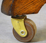 SOLD Antique Desk Chair, Antique Refinished Oak Victorian Office Chair