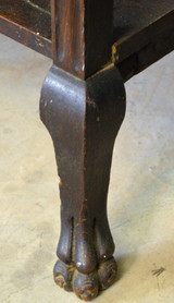 SOLD Antique Oak Carved Dessert Server