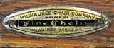 SOLD Antique Lawyer's Chair, Victorian Oak Banker's Desk Chair - Original Finish